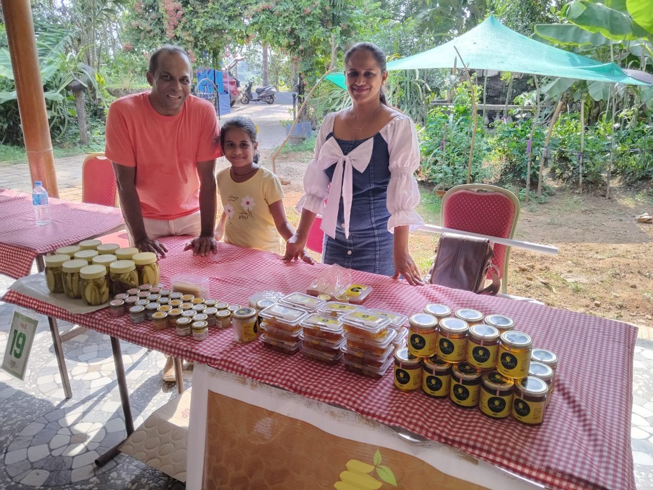 Lessely Pereira of Lee's Bee's, beekeeper and this month's featured maker